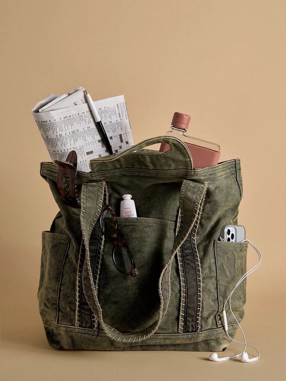 Free people Cordes Canvas Tote